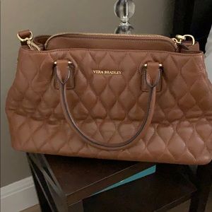 Vera Bradley Quilted Leather Crossbody Bag